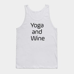 Yoga And Wine Tank Top